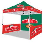 Papa Johns Pop Up Advertising Tent
