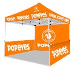 Popeyes Chicken Advertising Tent