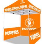 Popeyes Chicken Canopy Tent