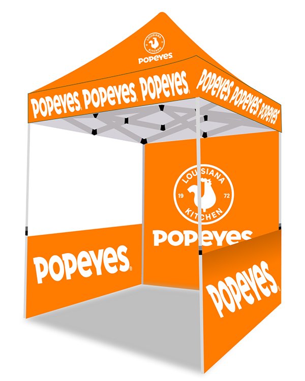 Popeyes Chicken Canopy Tent