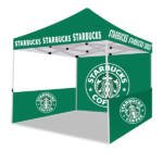 Starbuck Coffee Advertising Tent