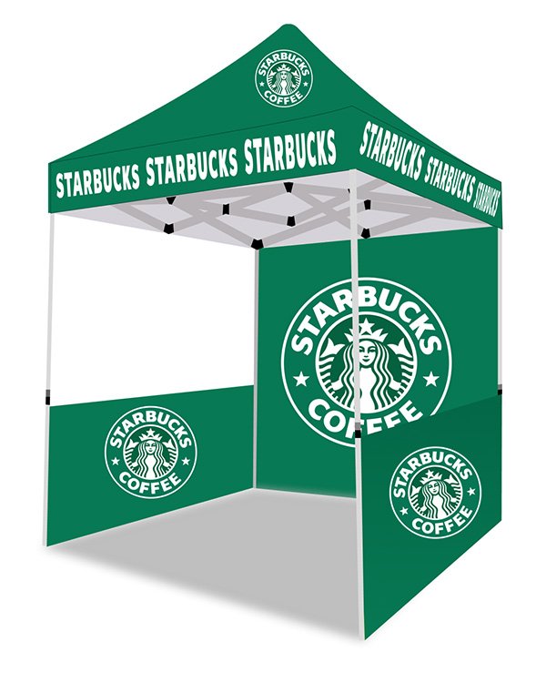 Starbucks Coffee Advertising Canopy Tent