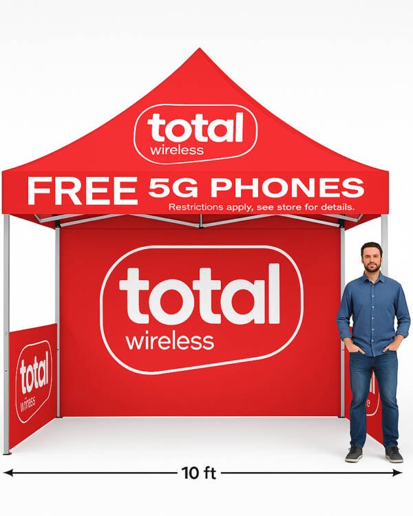 10x10-Total Wireless Canopy Tent