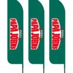 Papa Johns Feather Flags