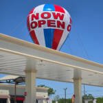 Now Open Giant Roof Top Inflatable Balloon