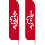Arby's Advertising Feather Flags