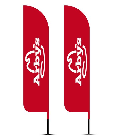 Arby's Advertising Feather Flags