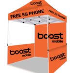 Boost Mobile Canopy Tent
