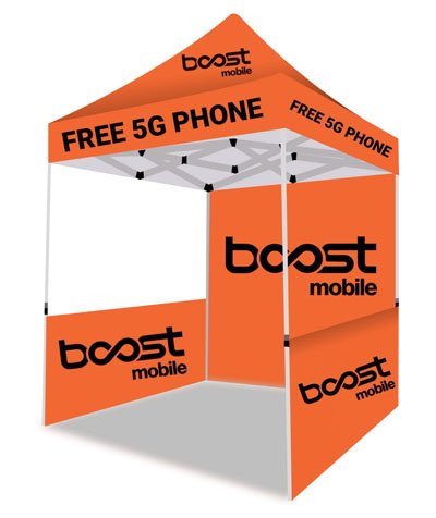 Boost Mobile Canopy Tent