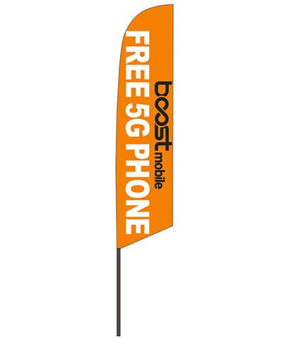 Boost Mobile Feather Flags