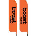 Boost Mobile Feather Flags