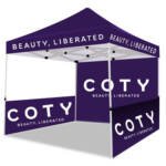 Coty Advertising Tent