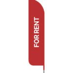 Custom For Rent Advertising Flag