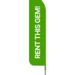 Custom Rent Feather Flag