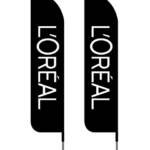 L'Oréal Advertising Flags