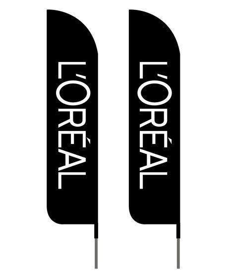 L'Oréal Advertising Flags