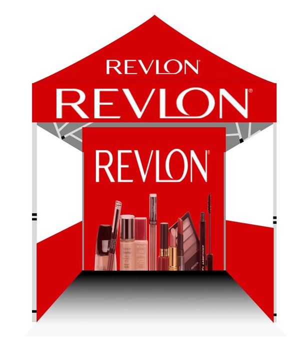 Revlon Cosmetics Advertising Tent