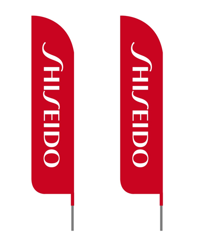 Shiseido Feather Flags