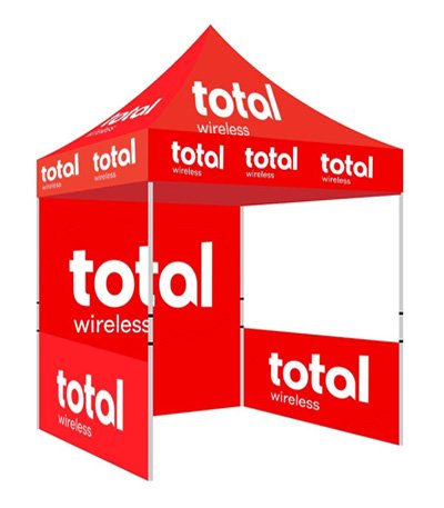 Total Wireless Marketing Tent