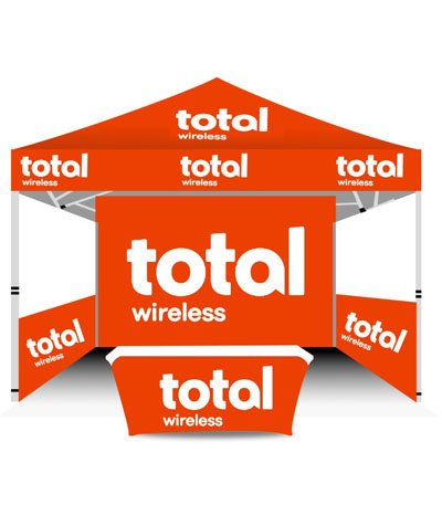 Total Wireless by Verizon Canopy Tent