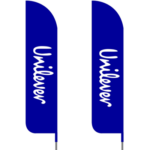 Unilever Advertising Feather Flags