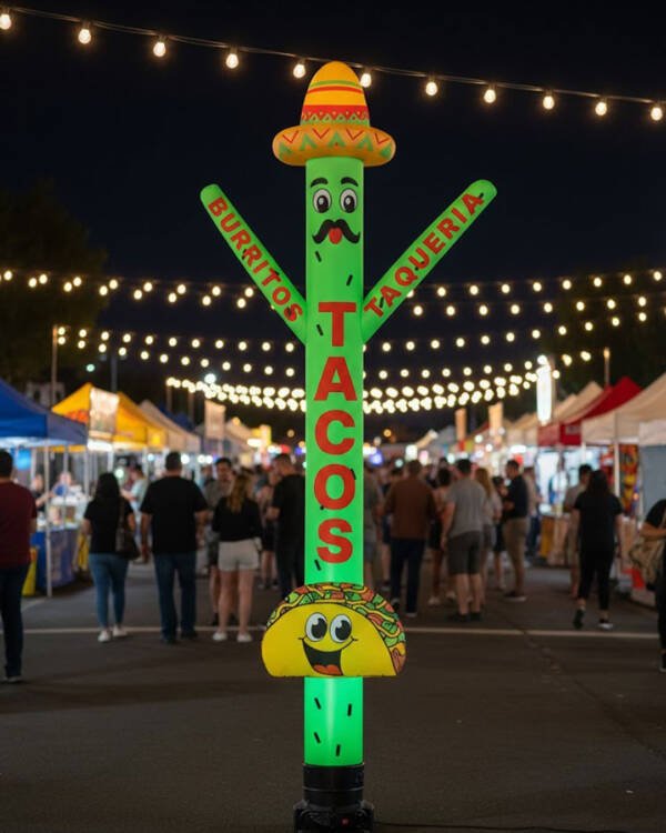 18ft Tacos Air Dancer Inflatable Tube Man