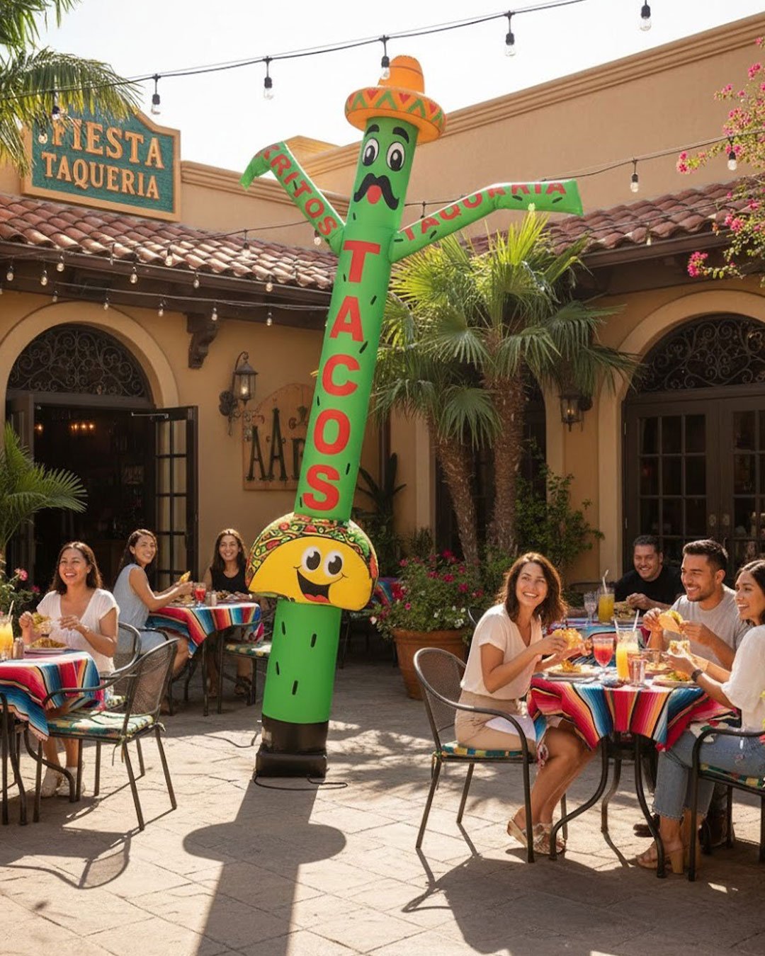 18ft Tacos Air Dancer Inflatable Tube Man