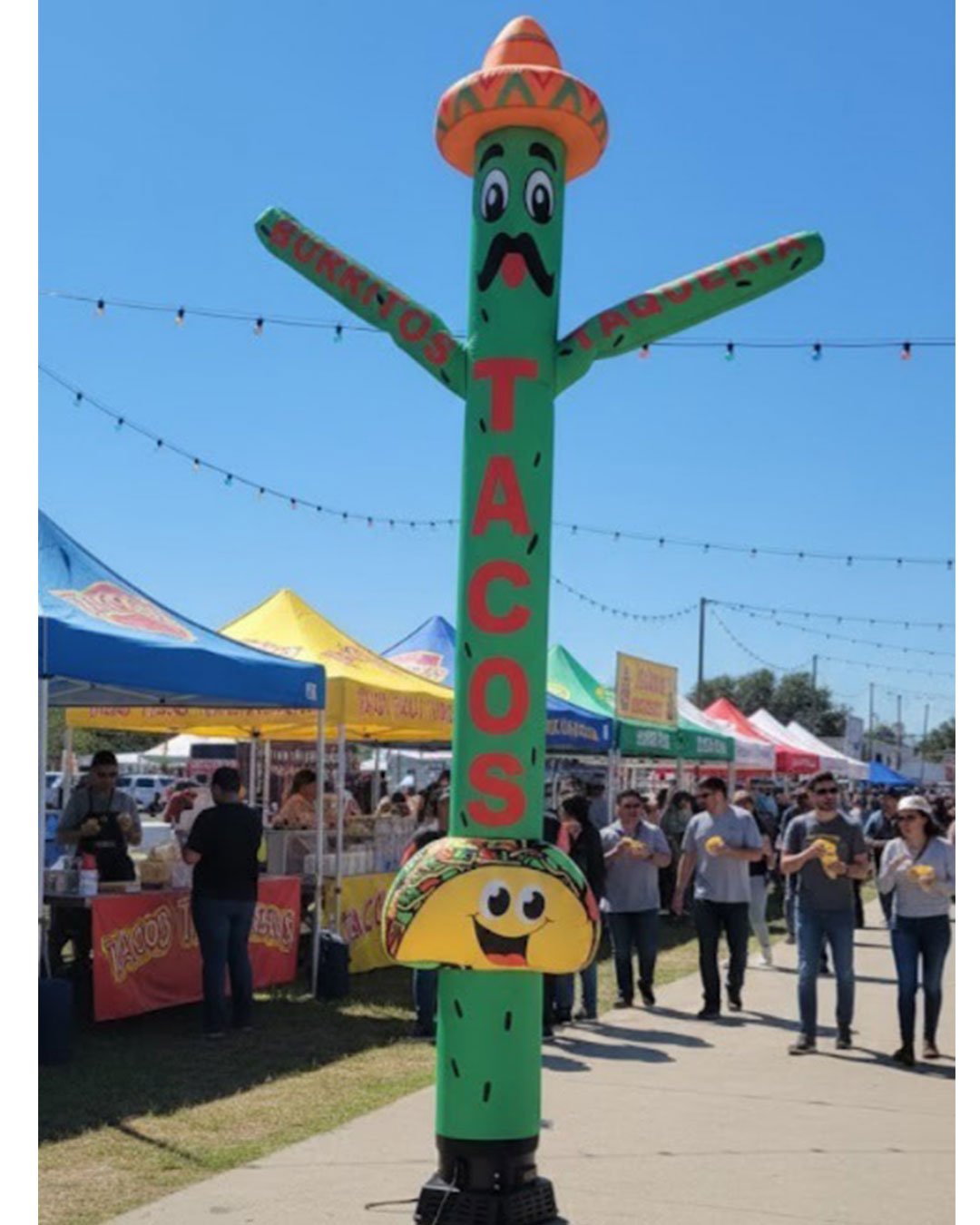 18ft Tacos Air Dancer Inflatable Tube Man