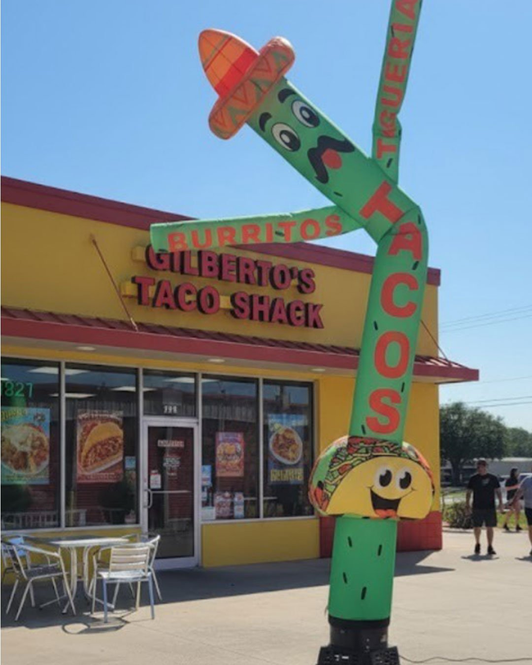 18ft Tacos Air Dancer Inflatable Tube Man