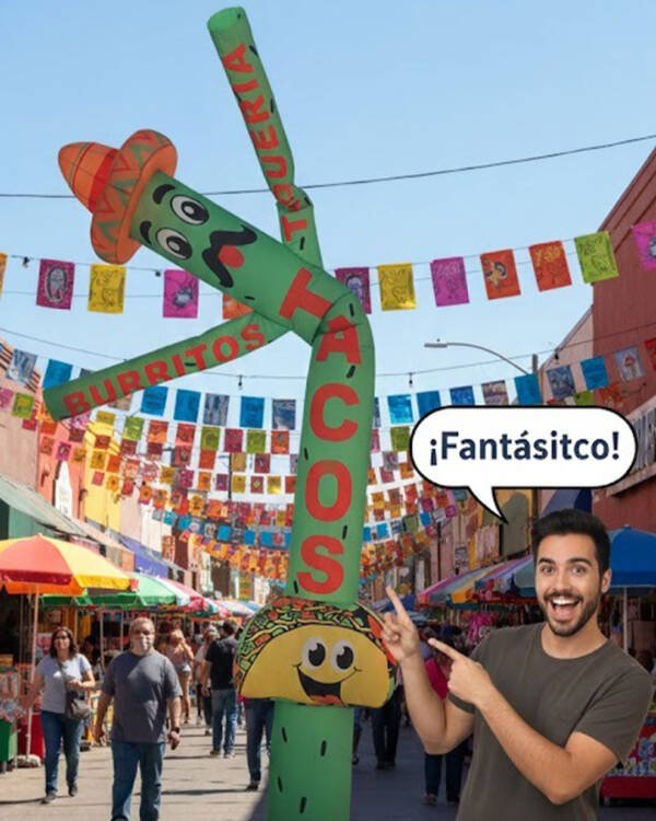 18ft Tacos Air Dancer Inflatable Tube Man