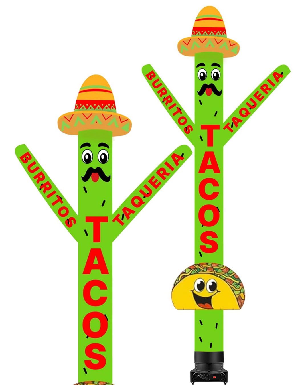18ft Tacos Air Dancer Inflatable Tube Man
