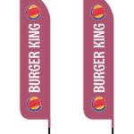 Burger King Advertising Feather Flags