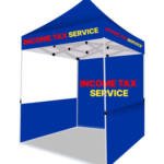 Income Tax Services Canopy Tent