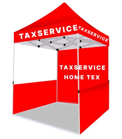 Income Tax Services Canopy Tent