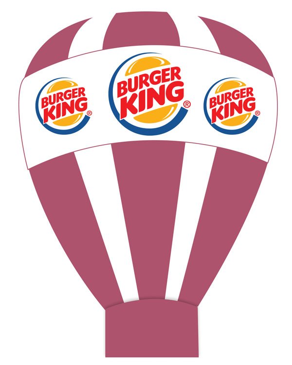 King Burger Balloon