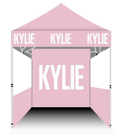 Kylie Cosmetics Marketing Canopy Tent