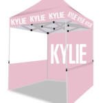 Kylie Cosmetics Marketing Canopy Tent