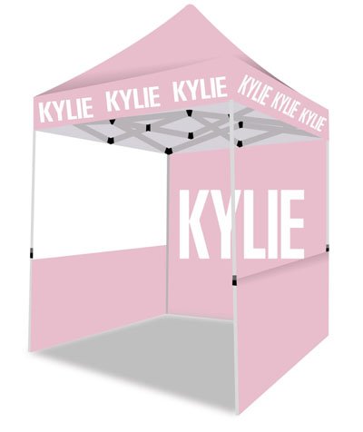 Kylie Cosmetics Marketing Canopy Tent