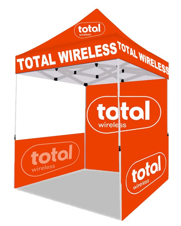 Total Wireless Promotional Canopy Tent