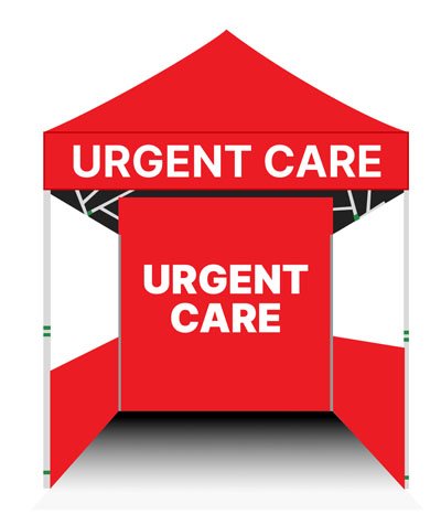 Urgent Care Advertising Canopy Tent