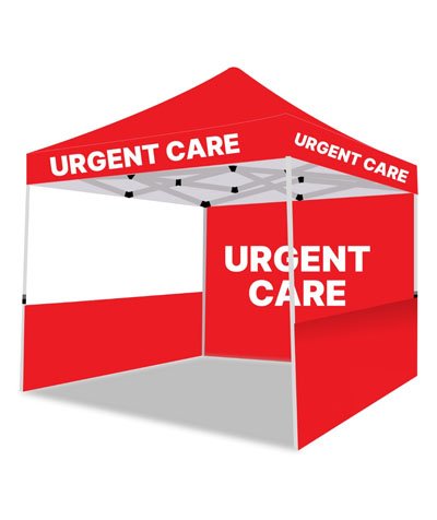 Urgent Care Advertising tent