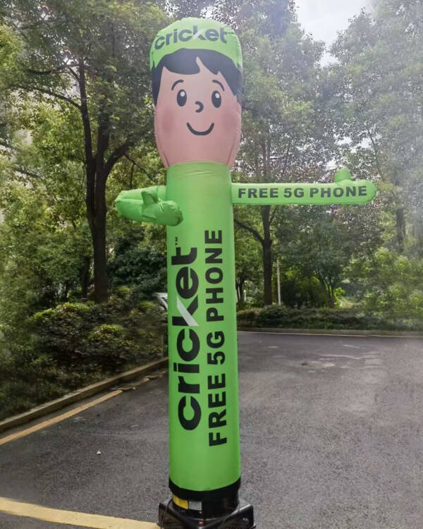10ft Cricket Wireless Waving-Man Inflatable Guy – Works with 18-inch Diameter Blowers - Image 7