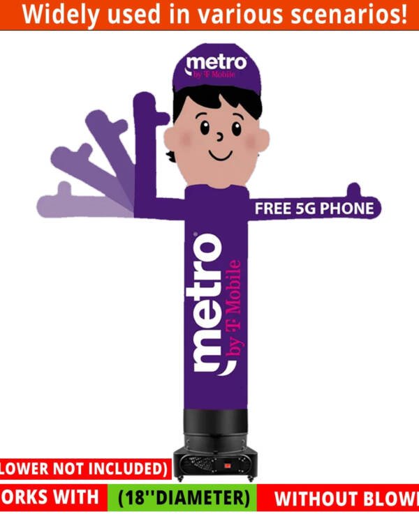 10ft Metro Waving Men Inflatable