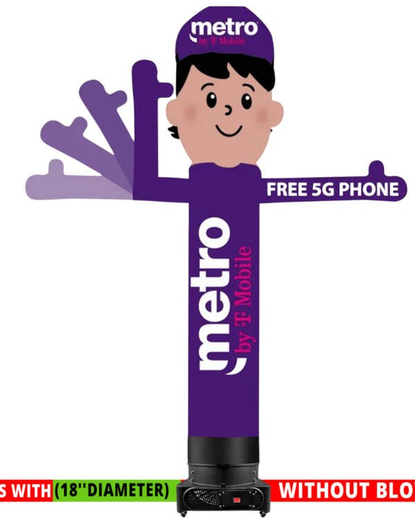 10ft Metro Waving Men Inflatable