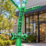 18ft Smoke Shop Edibles & Hand Pipes Air Inflatable Dancer
