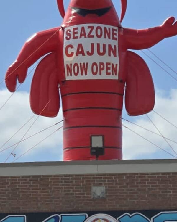 Crawfish inflatable advertising balloon