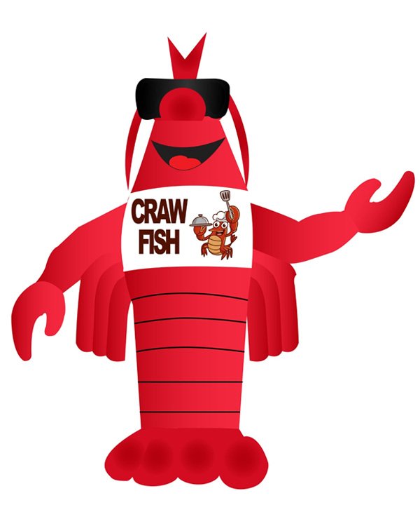 Crawfish Giant Advertising Balloon