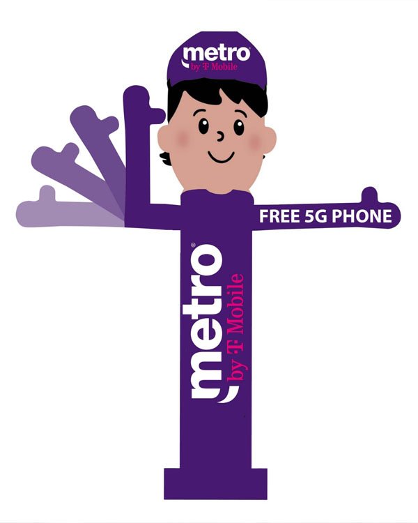 Metro by T-Mobile Waving Man