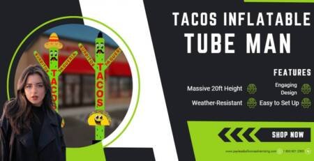 Tacos Inflatable Sky Tube Man