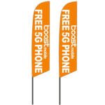 Boost-Mobile-Free-Phone-Feather-Flags-pack-of-2